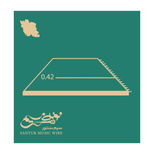 سیم سنتور گره خورده قرمز ۰۴۲
