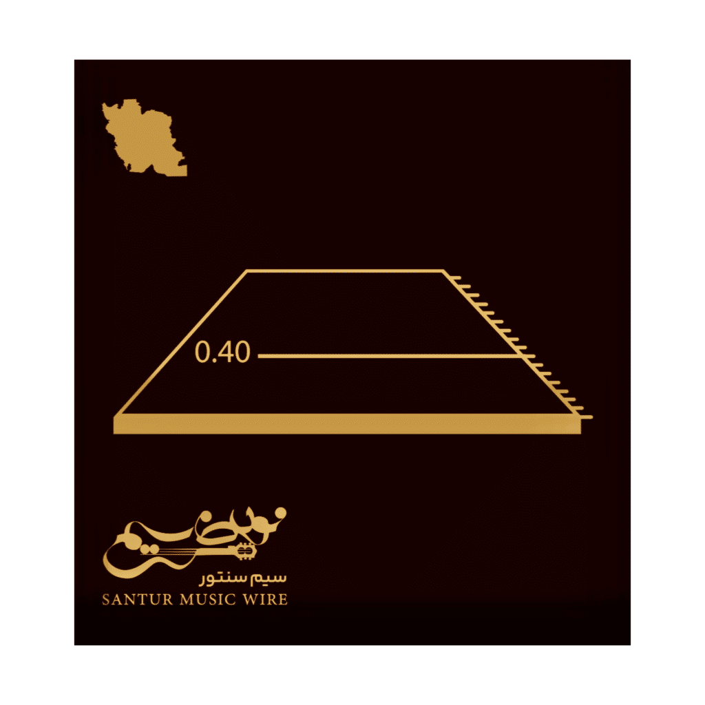سیم سنتور گره خورده ویژه سفید