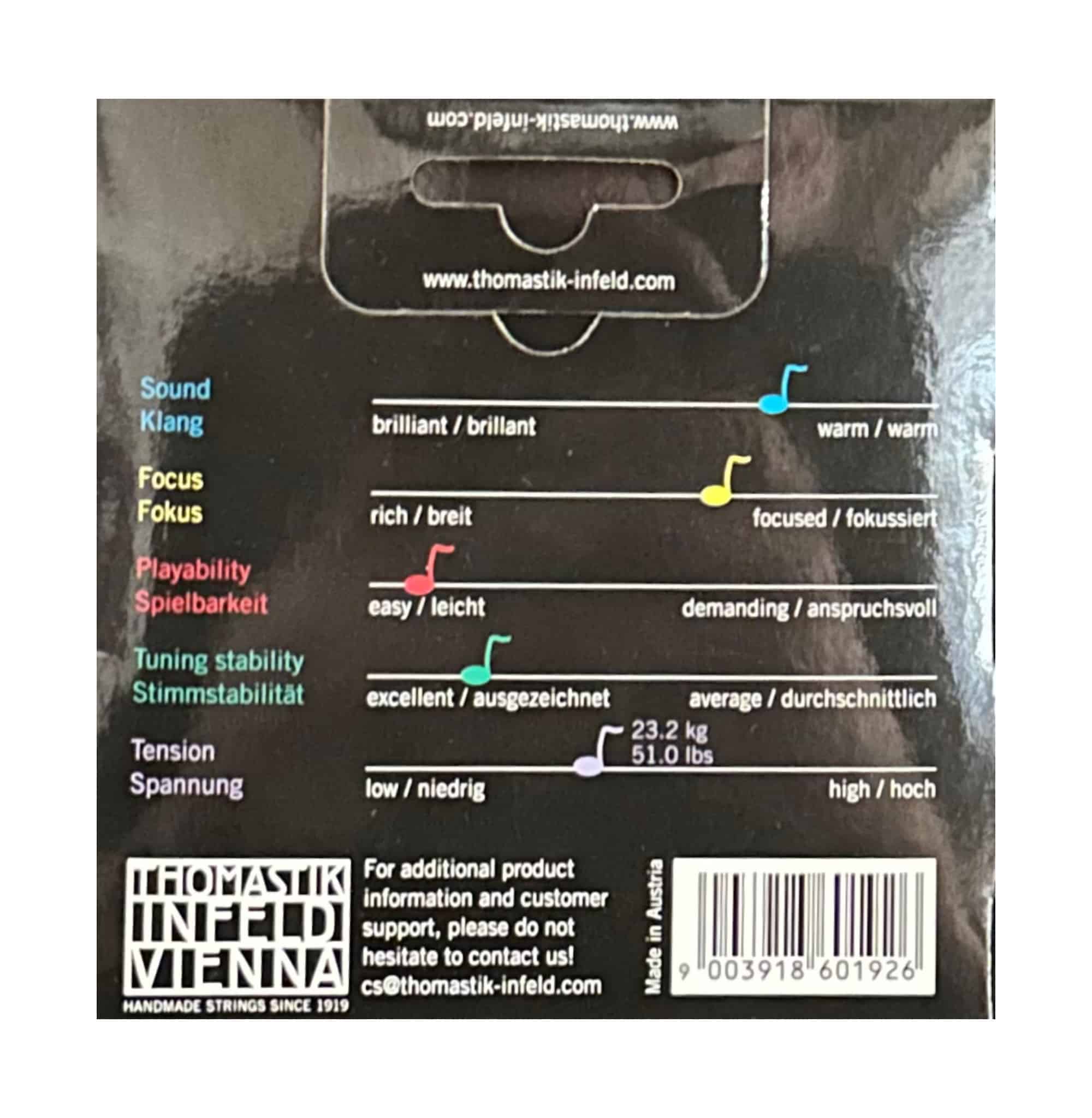 سیم ویولن توماستیک مدل ویژن سولو اورجیال